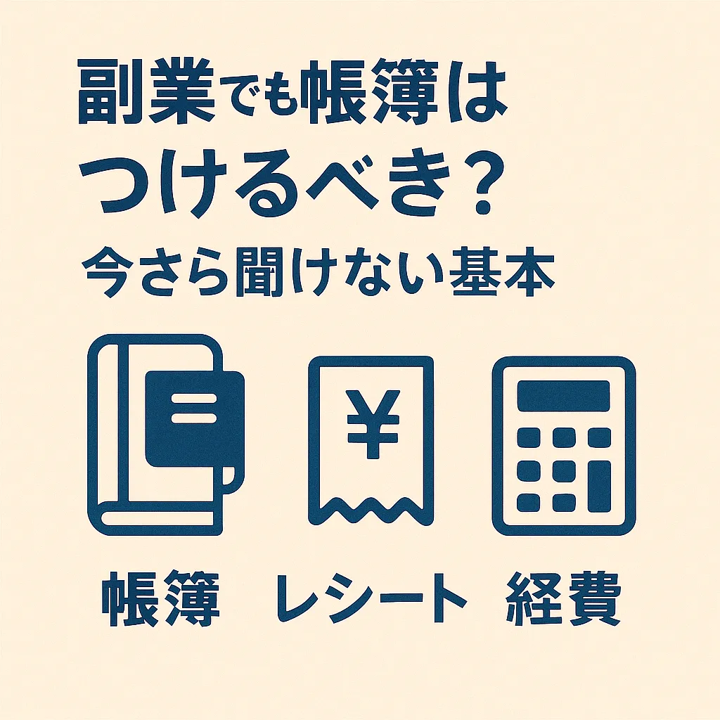 副業でも帳簿はつけるべき？今さら聞けない基本