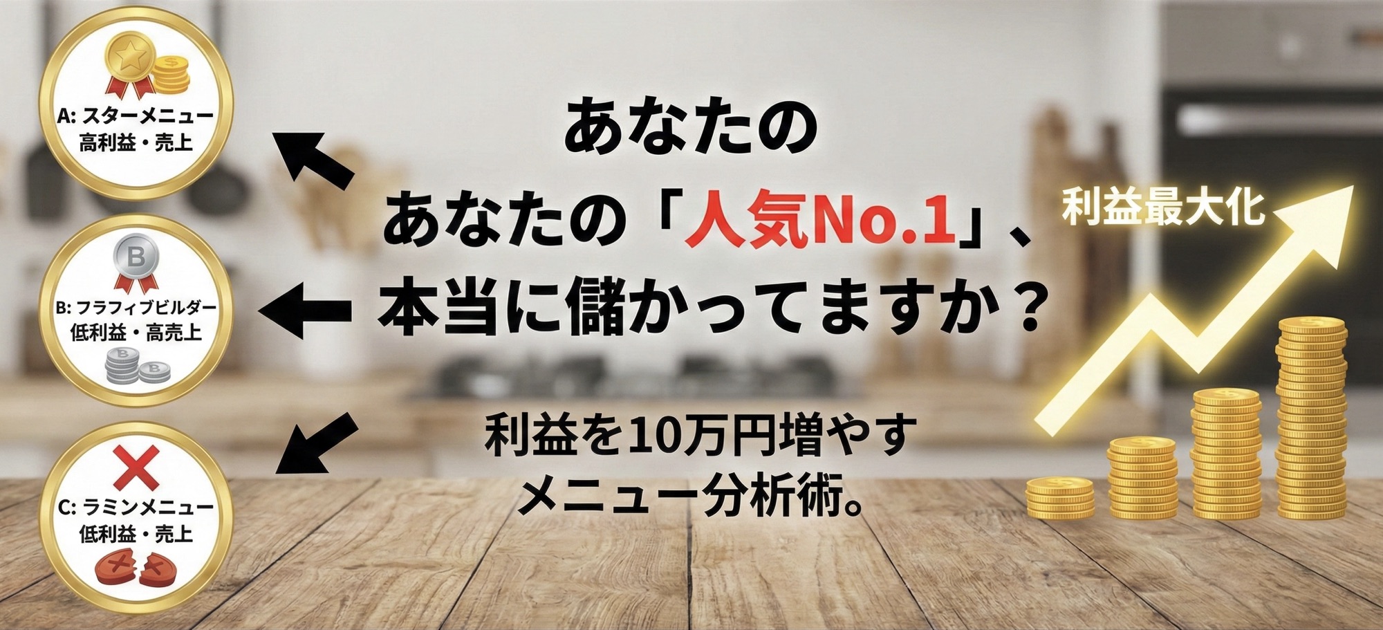 【飲食店経営】その「人気メニュー」は本当に利益を生んでいますか？ABC分析